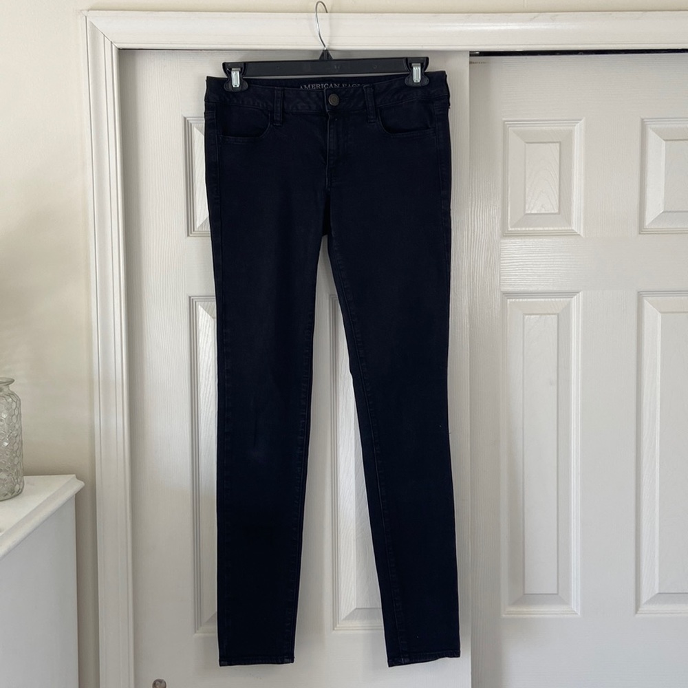 American Eagle | Black Jegging | Super Stretch | Size 8 Long